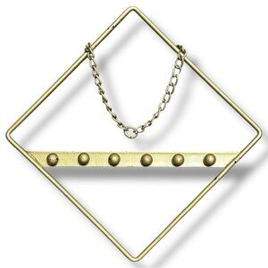 Gold Toned Hanging Necklace/Jewelry Holder